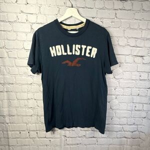 Vintage Hollister Patch Letter Logo T Shirt Womens Size Large  E